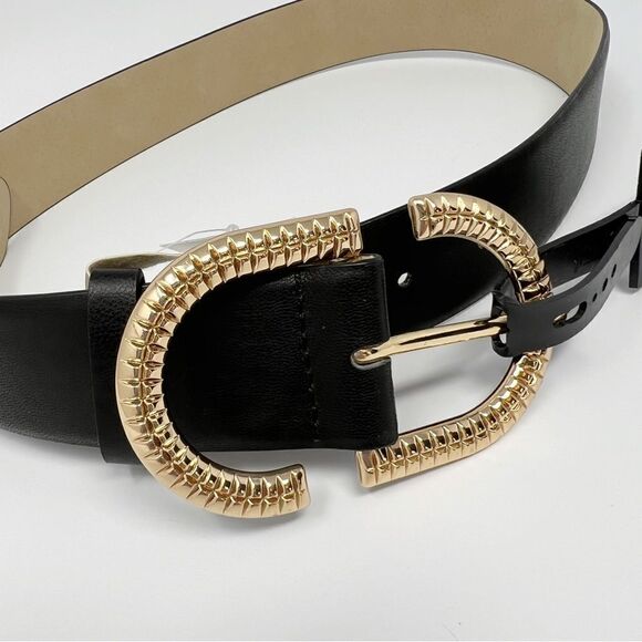 INC  Textured Buckle Belt - Picture 3 of 7